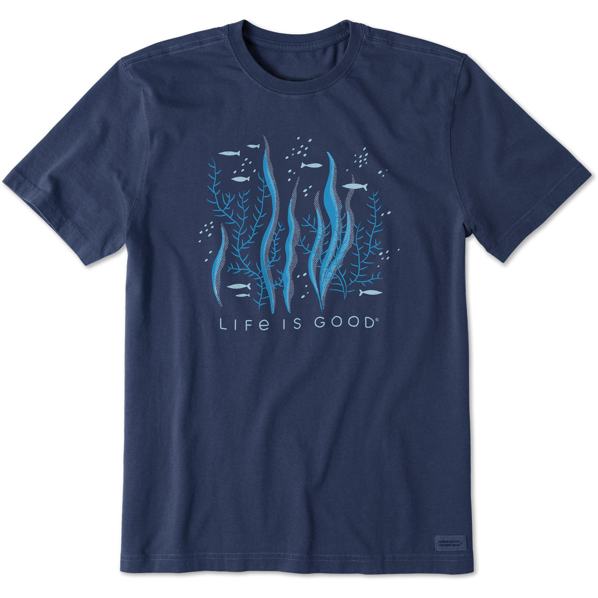 Men's Life is Good Underwater Short Sleeve Crusher Tee
