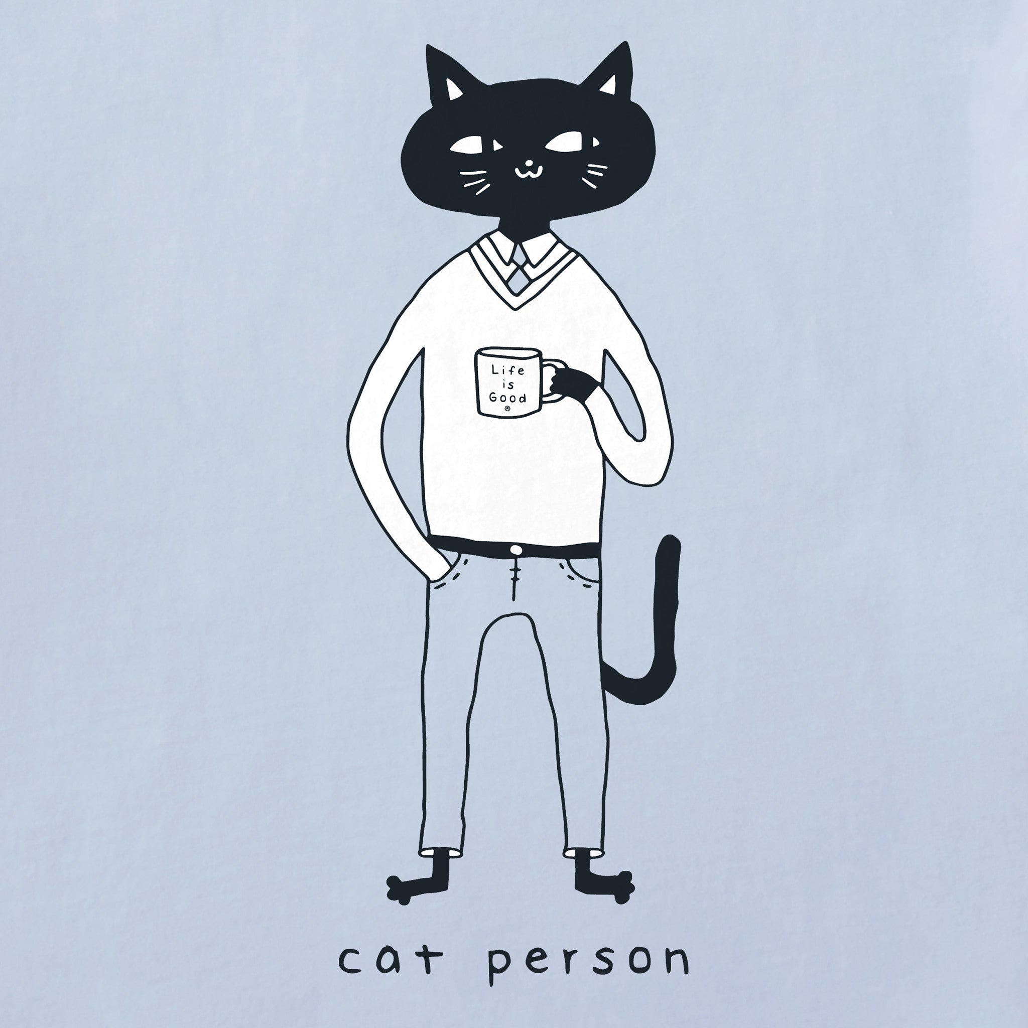 Women's Cat Person Short Sleeve Crusher Tee