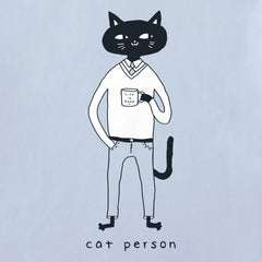 Women's Cat Person Short Sleeve Crusher Tee
