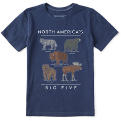 Kids North America's Big 5 Short Sleeve Crusher Tee