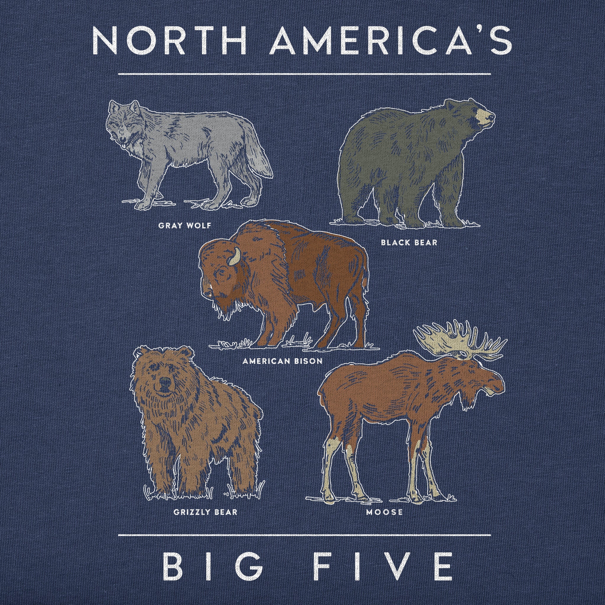 Kids North America's Big 5 Short Sleeve Crusher Tee