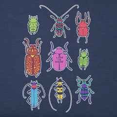Kids Cool Bug Grid Long Sleeve Crusher Tee