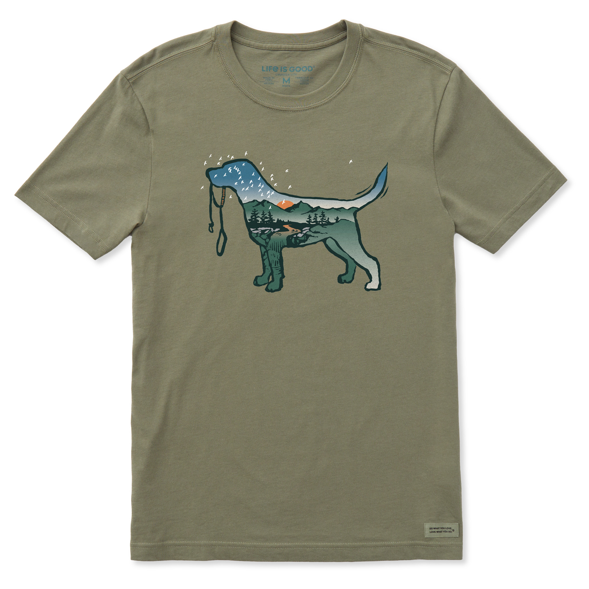 Men's Macro Micro Dogscape Short Sleeve Crusher-LITE Slim Fit Tee