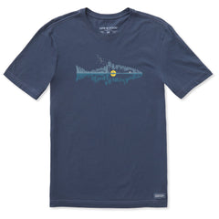 Men's Fishscape Short Sleeve Crusher-LITE Slim Fit Tee