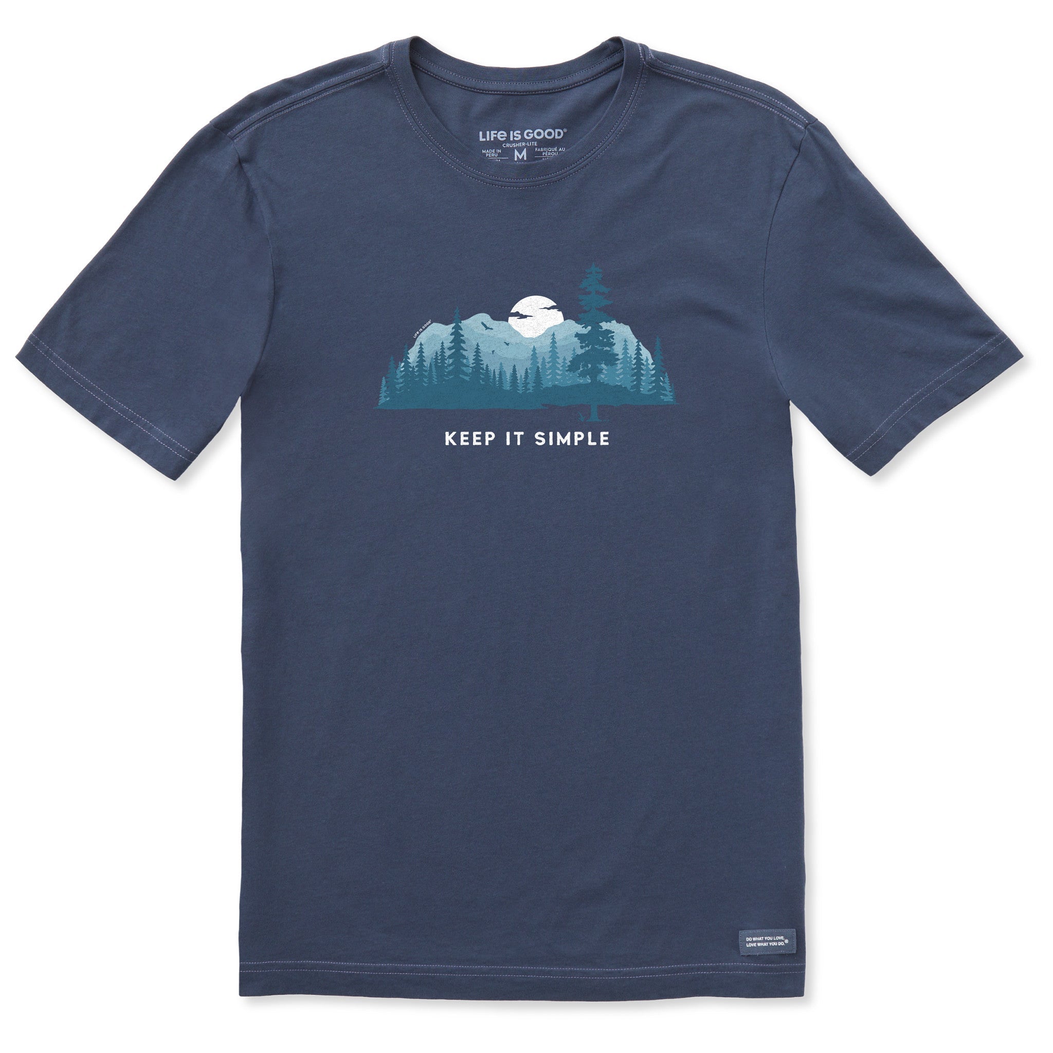 Men's Keep it Simple Evergreen Silo Short Sleeve Crusher-LITE Slim Fit Tee