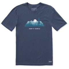 Men's Keep it Simple Evergreen Silo Short Sleeve Crusher-LITE Slim Fit Tee