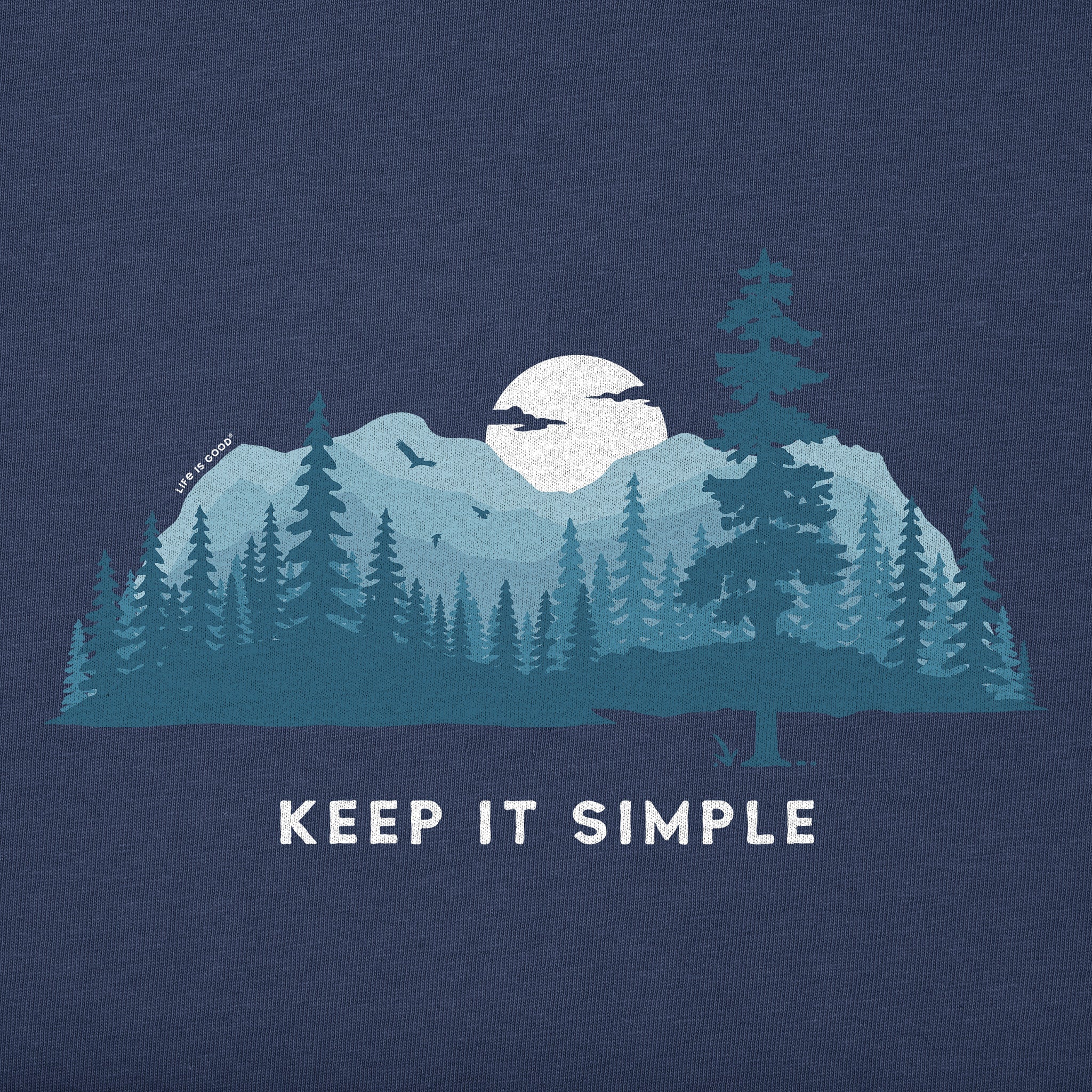 Men's Keep it Simple Evergreen Silo Short Sleeve Crusher-LITE Slim Fit Tee