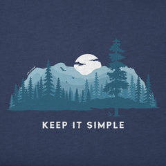 Men's Keep it Simple Evergreen Silo Short Sleeve Crusher-LITE Slim Fit Tee