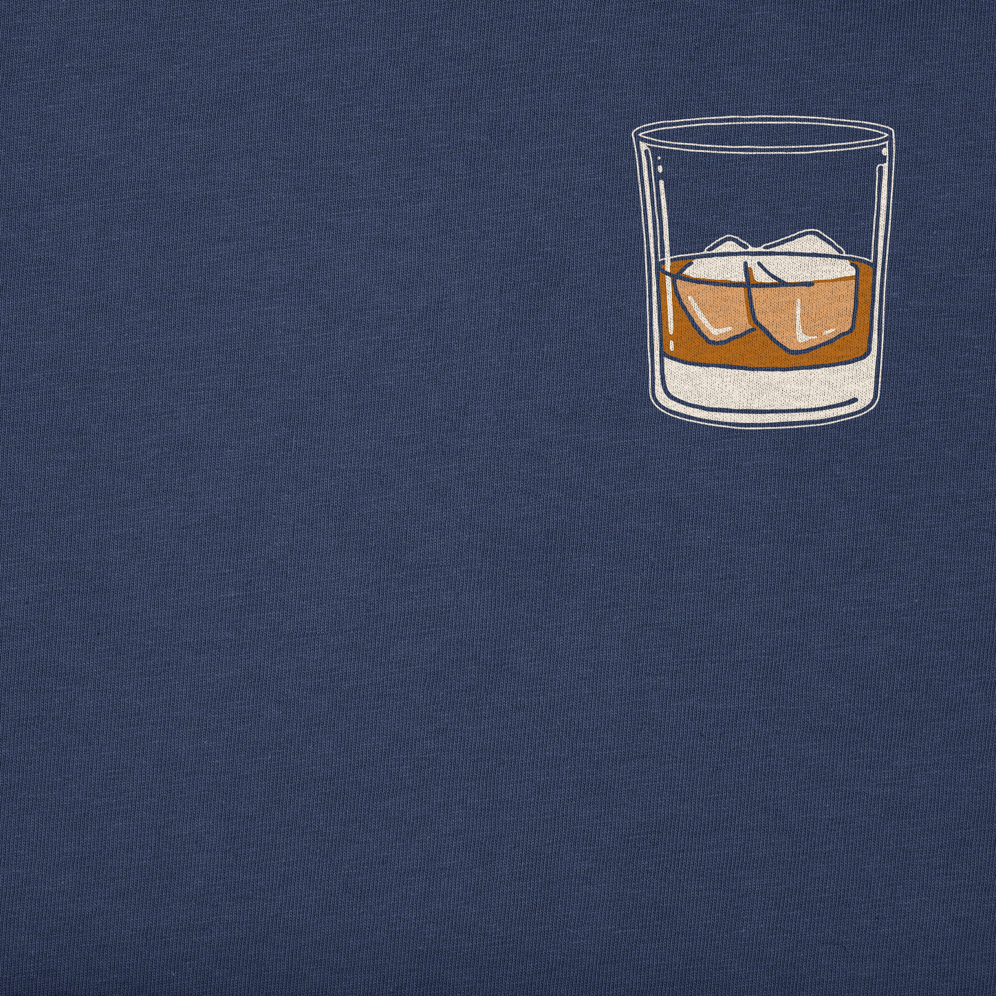 Men's Whiskey Glass Short Sleeve Crusher-LITE Slim Fit Tee