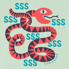 Kids Hissing Snake Short Sleeve Crusher Tee