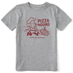 Kids Pizza Hound Short Sleeve Crusher Tee