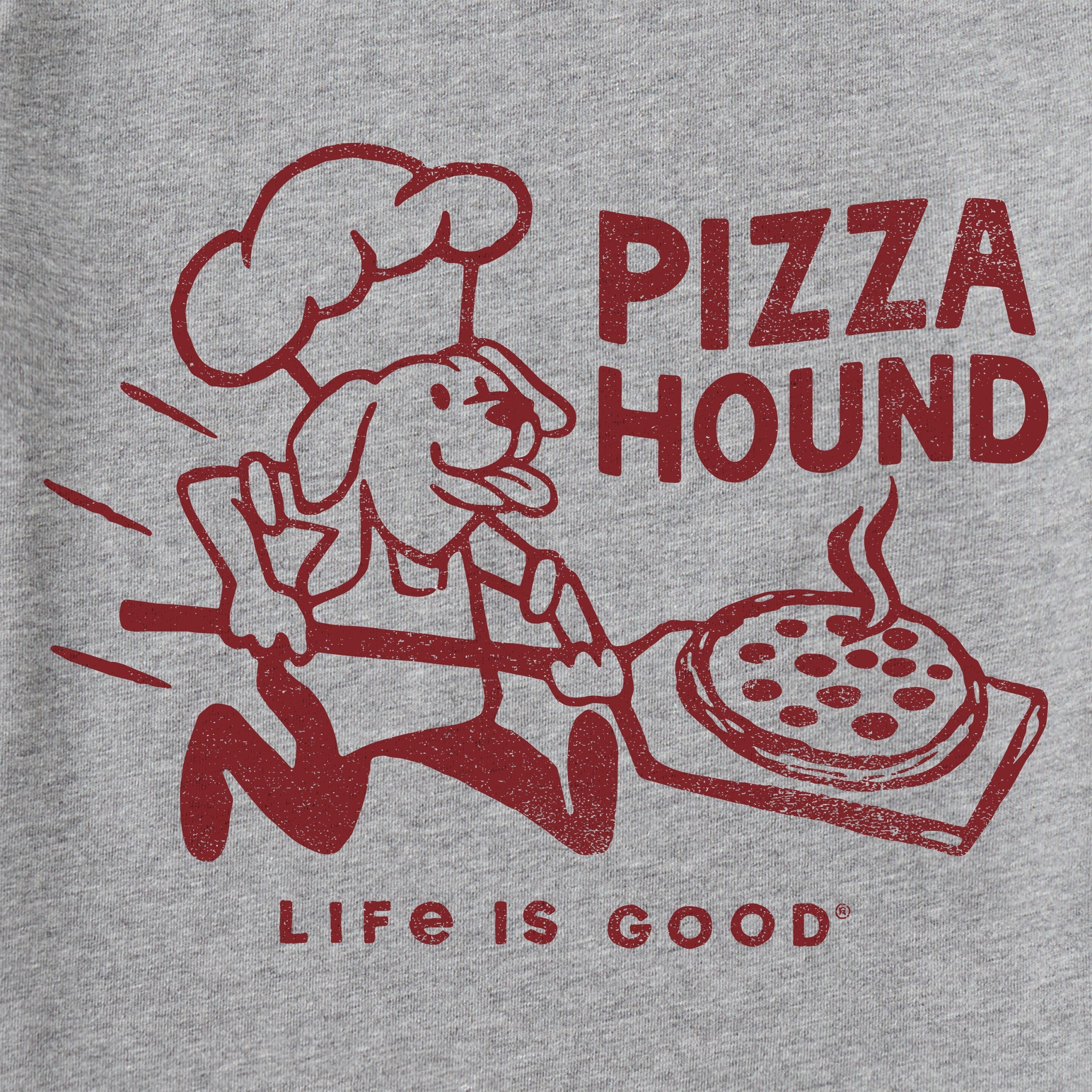 Kids Pizza Hound Short Sleeve Crusher Tee