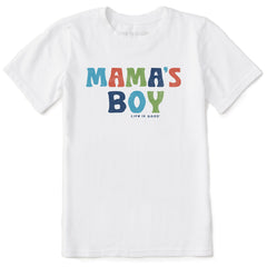 Kids Mama's Boy Short Sleeve Crusher Tee