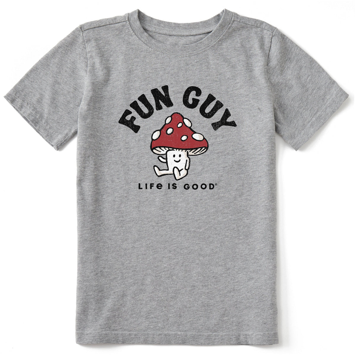 Kids Fun Guy Mushroom Short Sleeve Crusher Tee