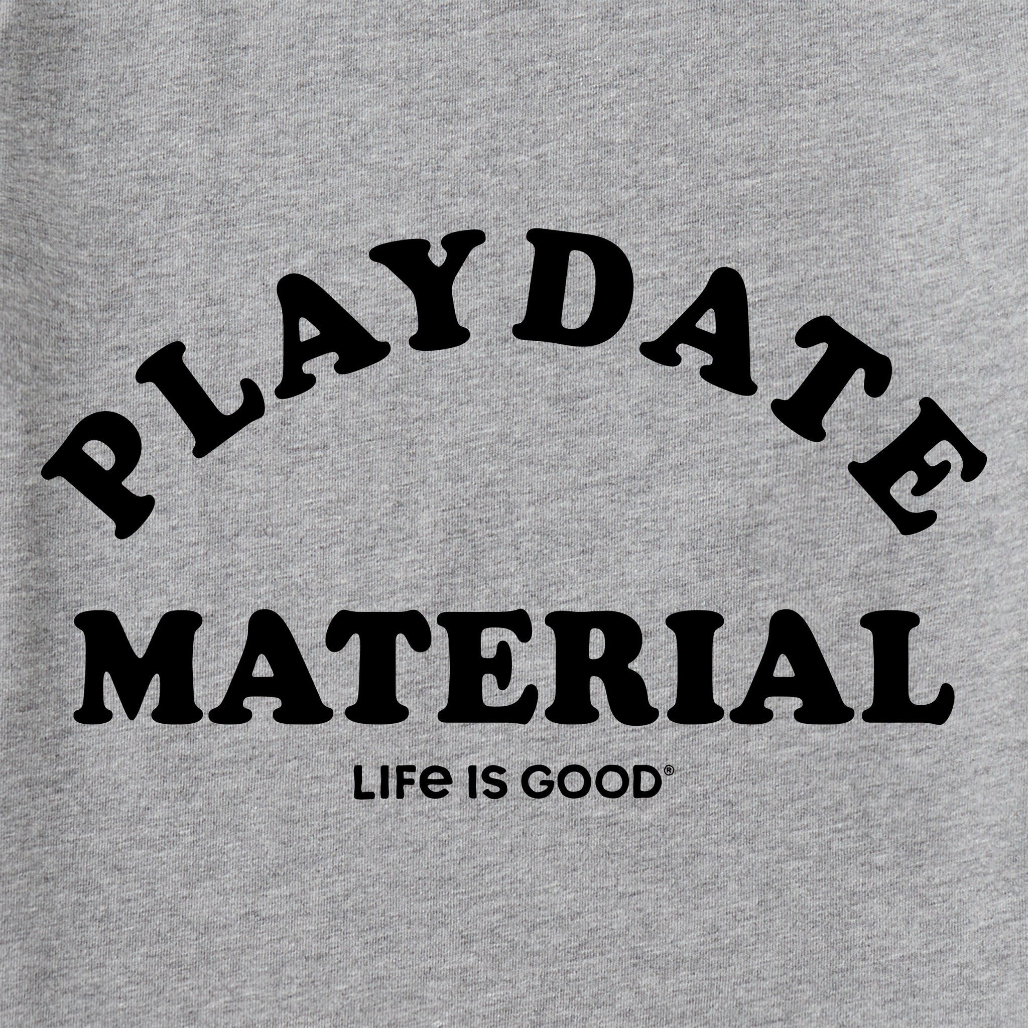 Kids Playdate Material Short Sleeve Crusher Tee
