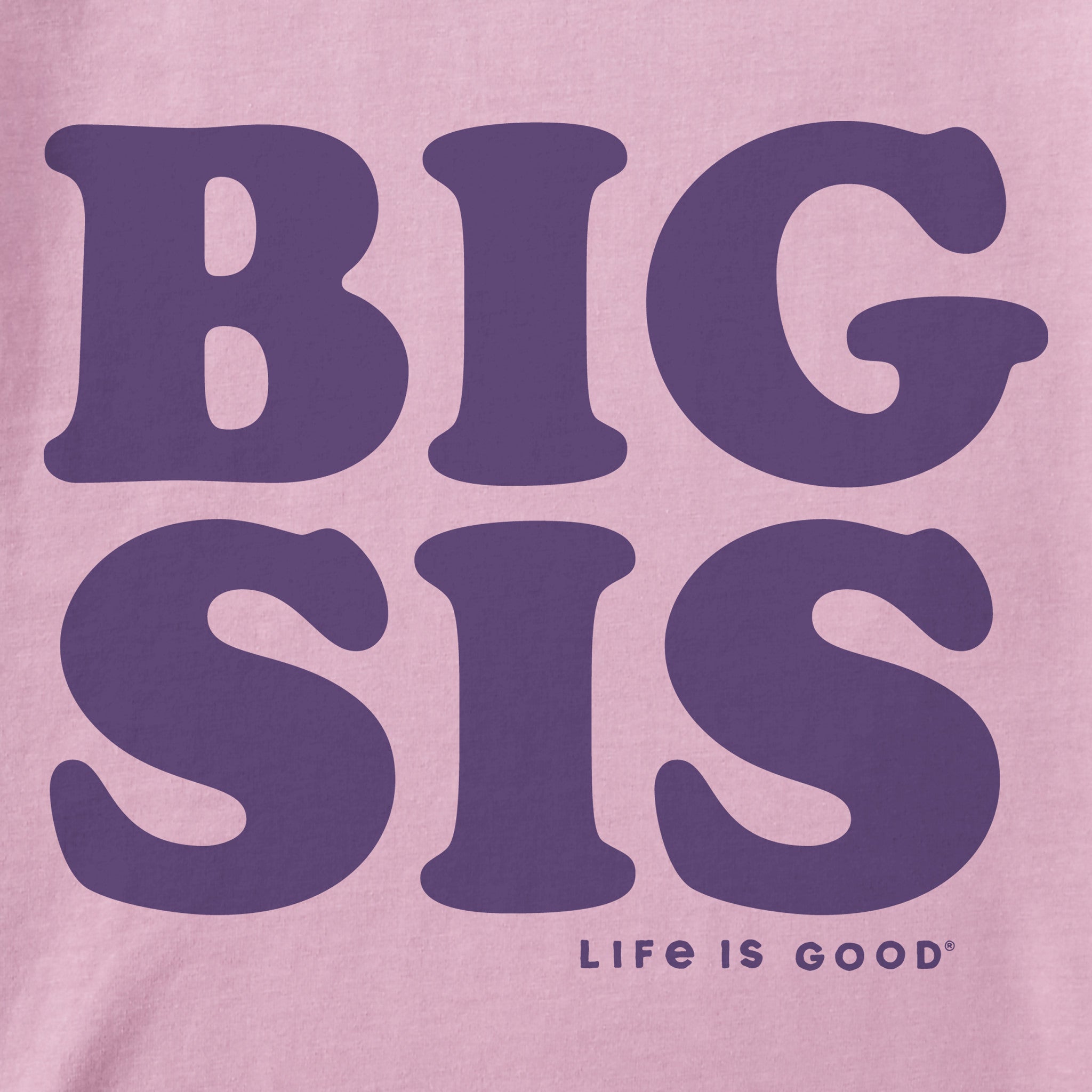Kids Big Sis Short Sleeve Crusher Tee