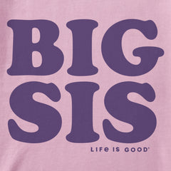 Kids Big Sis Short Sleeve Crusher Tee