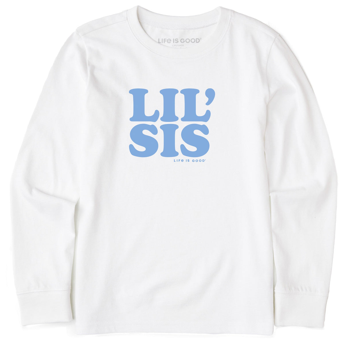 Kids Lil Sis Long Sleeve Crusher Tee