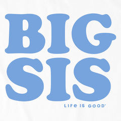 Kids Big Sis Long Sleeve Crusher Tee