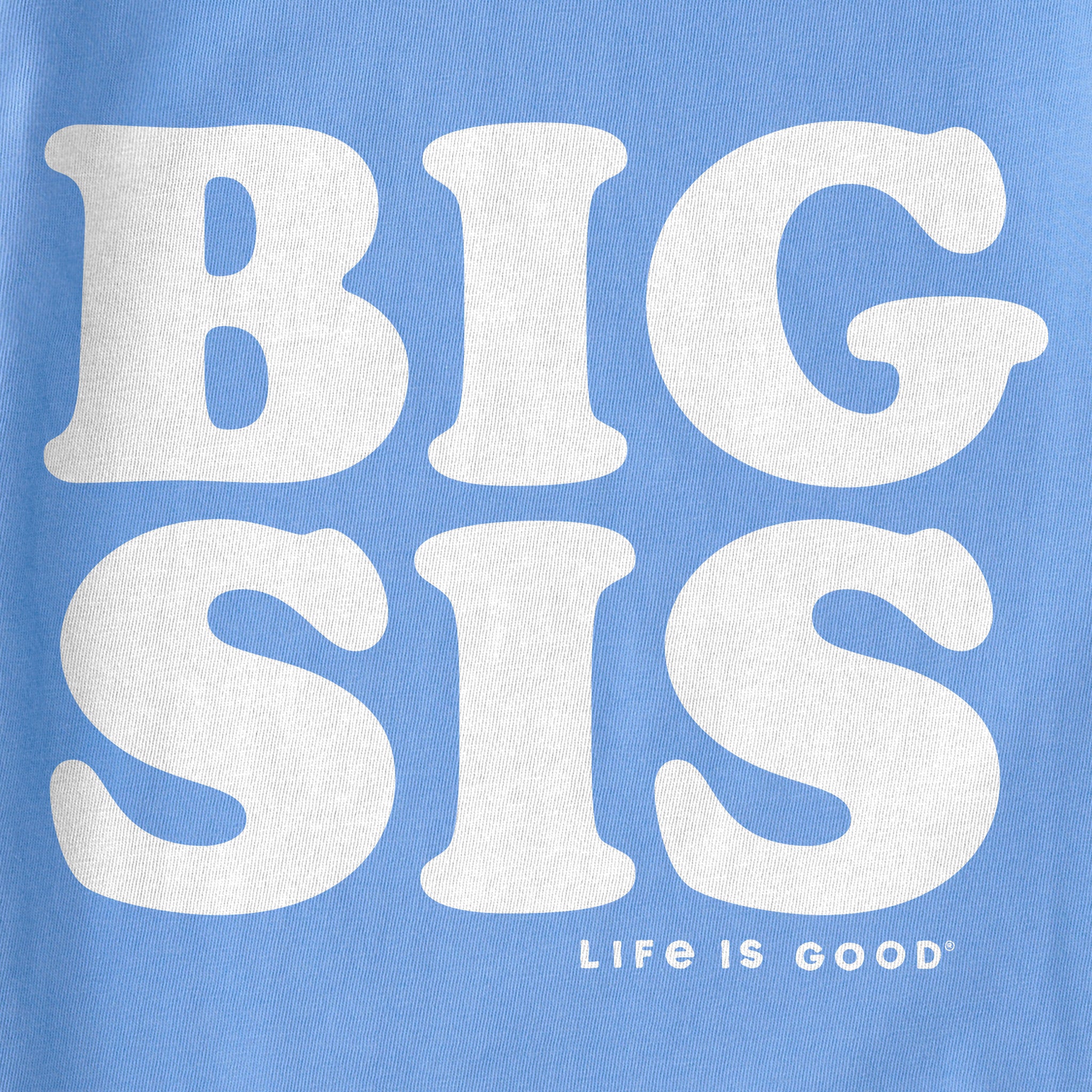 Kids Big Sis Long Sleeve Crusher Tee