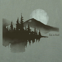 Men's Watercolor Lakeside Short Sleeve Crusher Tee