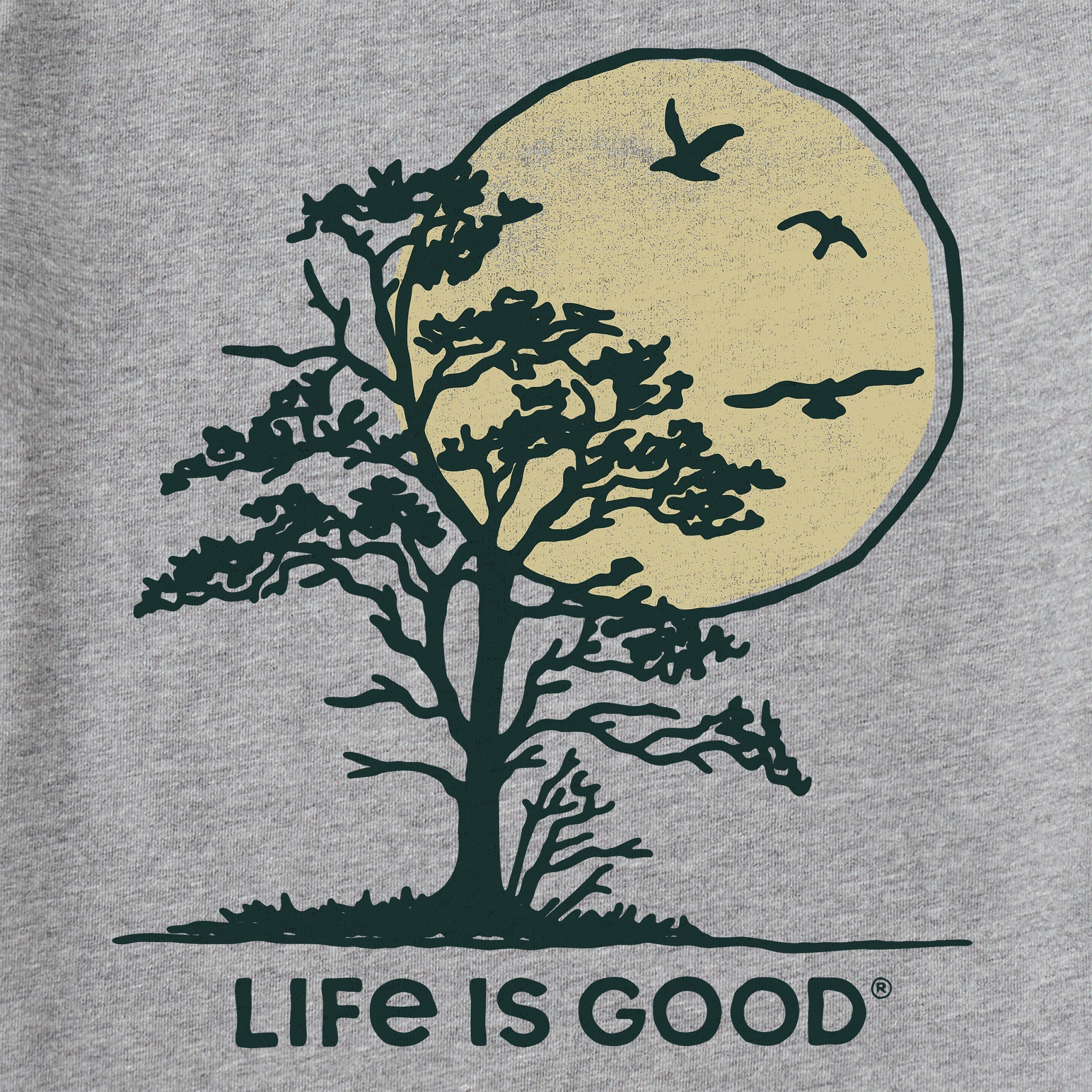 Men's Lone Tree Sunset Long Sleeve Crusher Tee