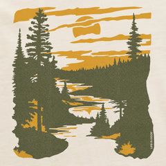 Women's A River Runs Through It Short Sleeve Crusher Boxy Tee