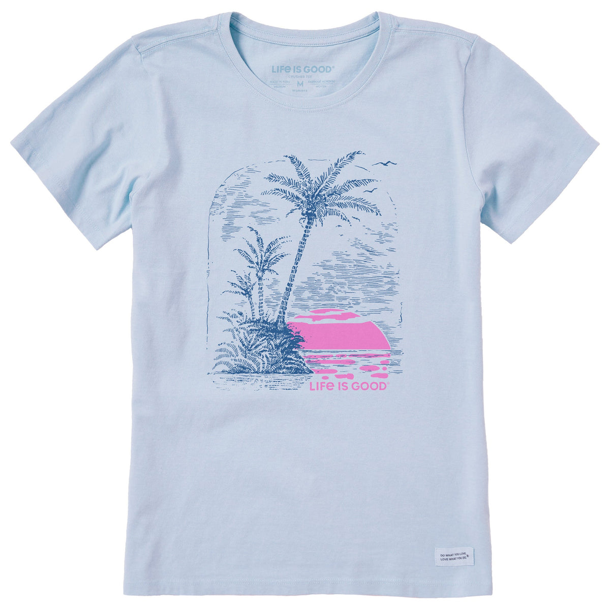 Women's Island Cove Sunset Short Sleeve Crusher Tee