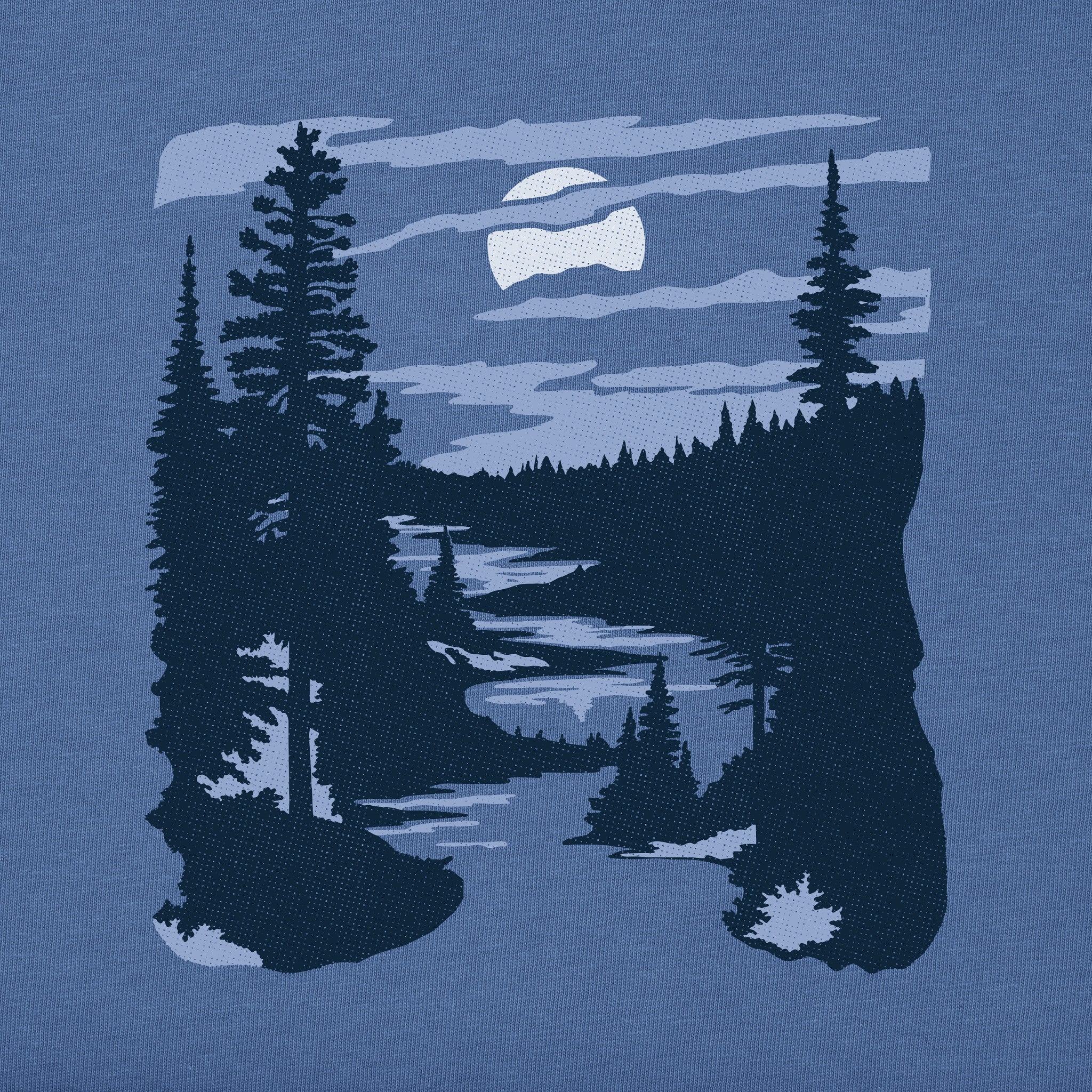 Men's A River Runs Through It Short Sleeve Crusher Tee