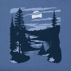 Men's A River Runs Through It Long Sleeve Crusher Tee