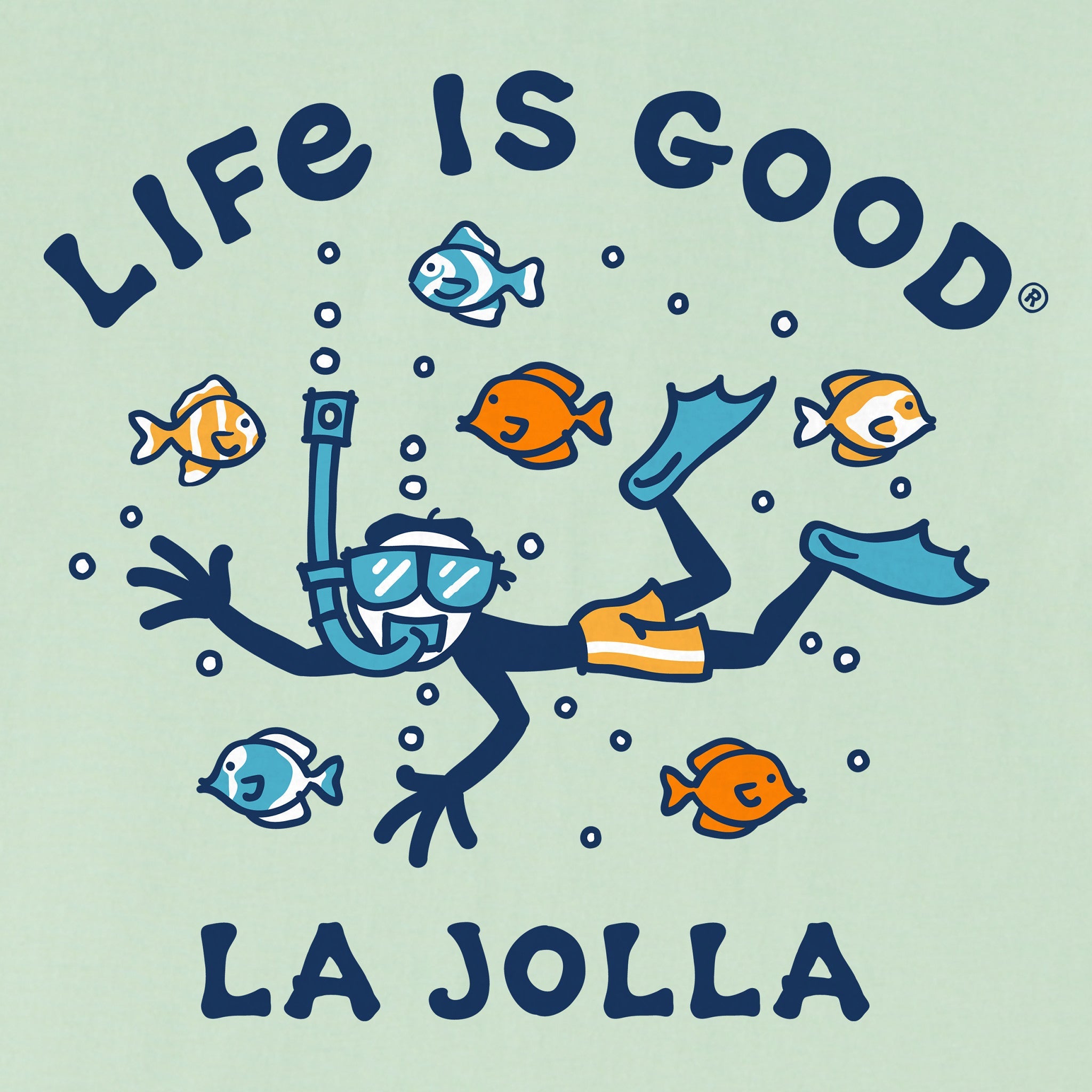Kids La Jolla Jake Snorkel Short Sleeve Crusher Tee