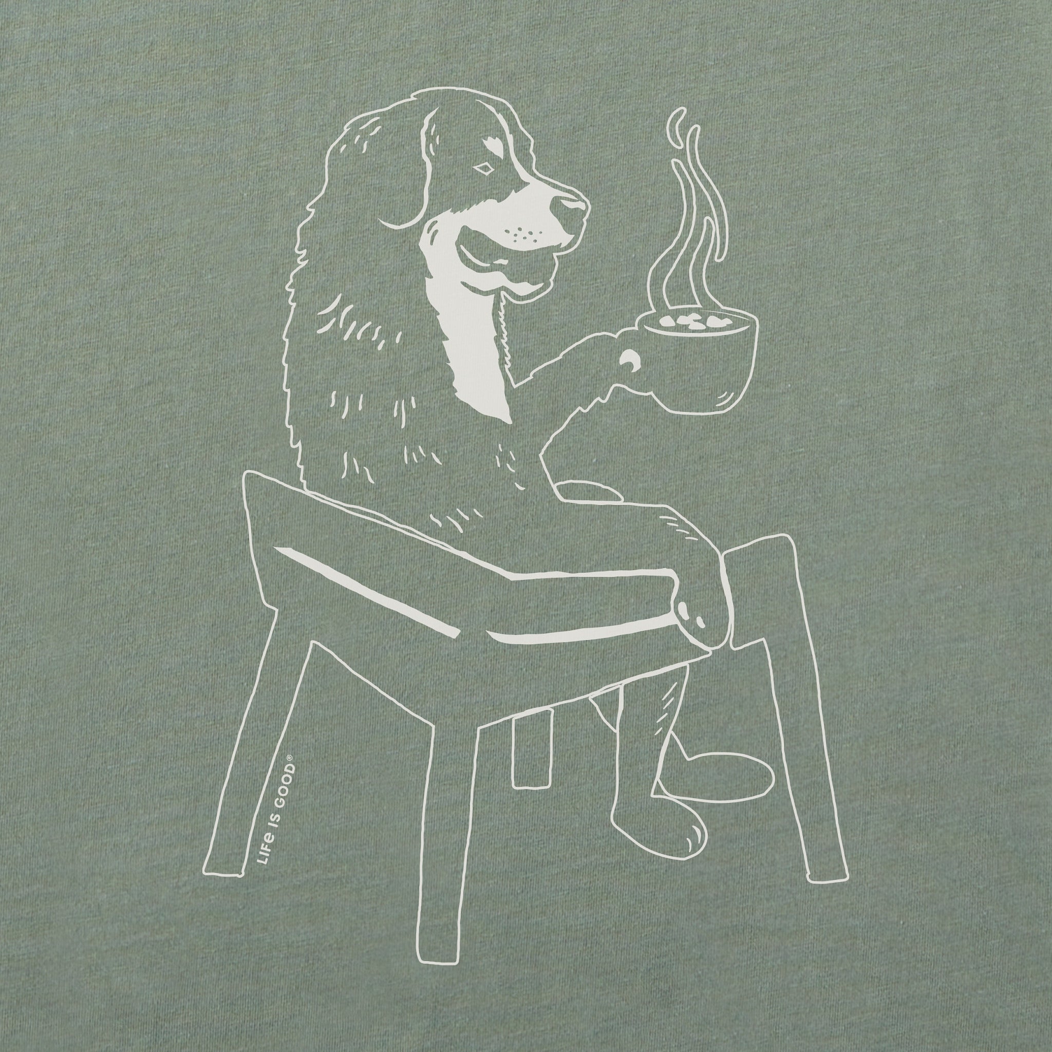 Men's Bert's Berner with Hot Chocolate Short Sleeve Crusher Tee
