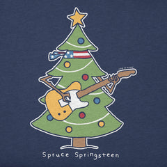 Men's Spruce Springsteen Long Sleeve Crusher Tee