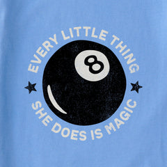 Kids Every Little Thing She Does is Magic Short Sleeve Crusher Tee