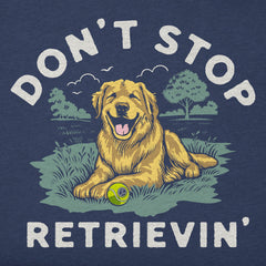 Kids Don't Stop Retrievin' Golden Short Sleeve Crusher Tee