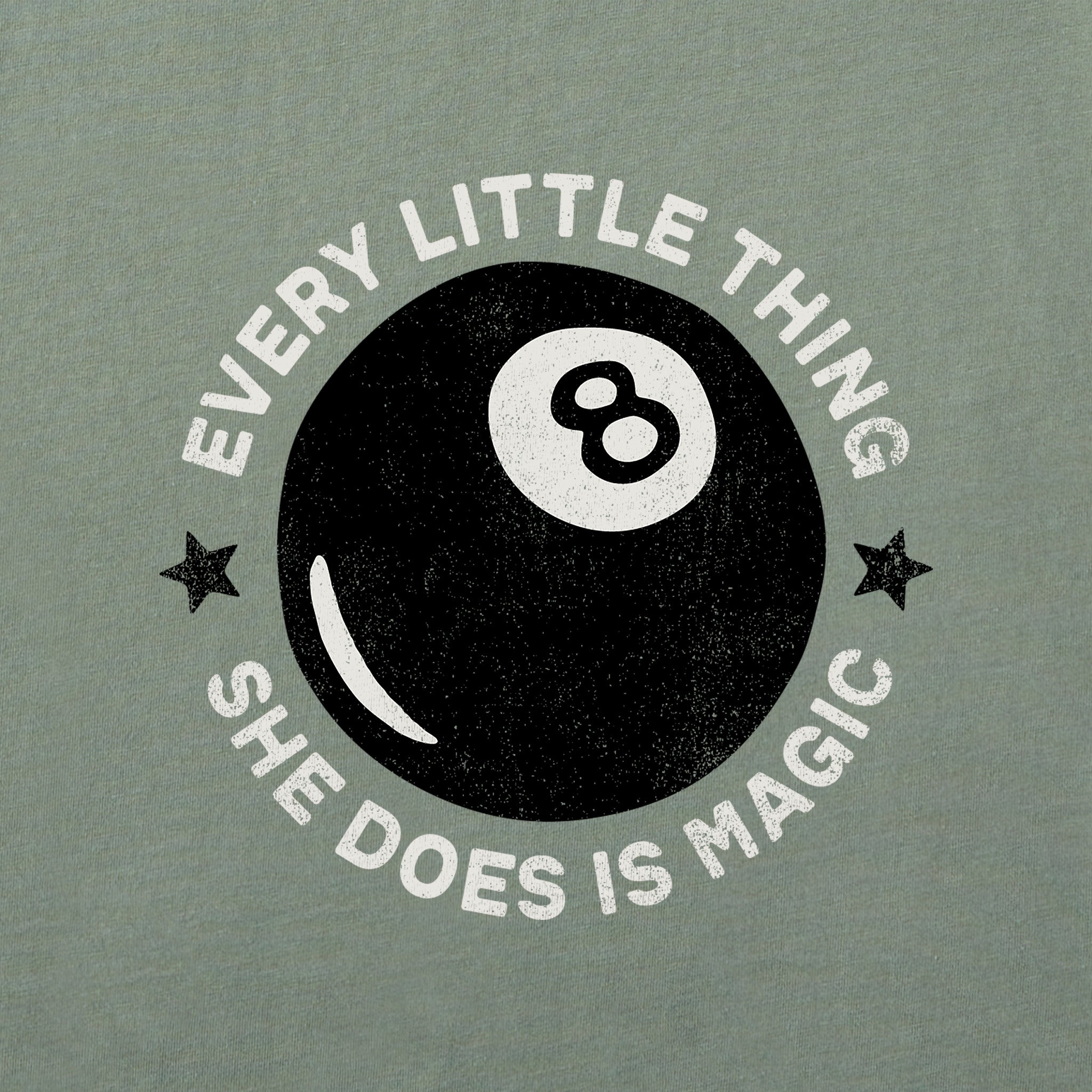 Women's Every Little Thing She Does is Magic Short Sleeve Crusher Boxy Tee