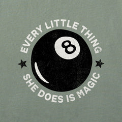Women's Every Little Thing She Does is Magic Short Sleeve Crusher Boxy Tee