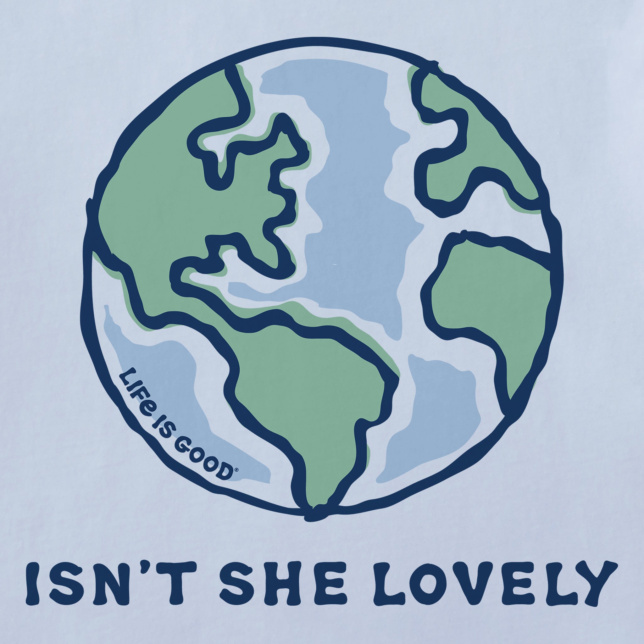 Women's Isn't She Lovely Earth Short Sleeve Crusher Boxy Tee