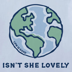 Women's Isn't She Lovely Earth Short Sleeve Crusher Boxy Tee