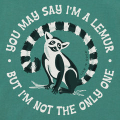 Women's Dreamer Lemur Short Sleeve Crusher Tee