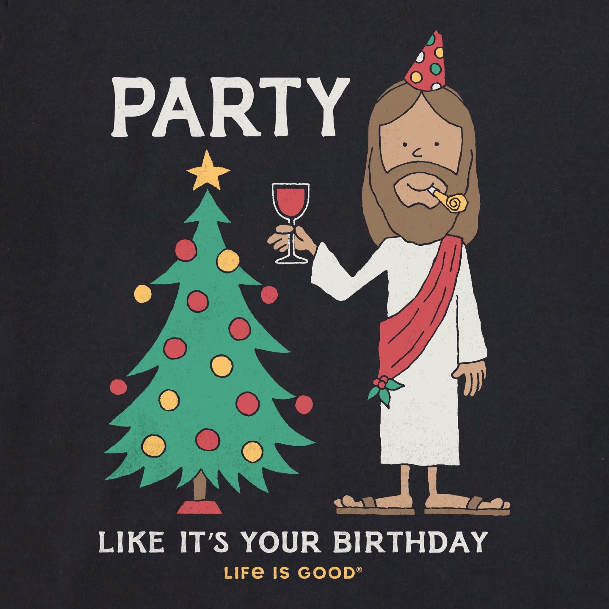Men's Party Like It's Your Birthday Short Sleeve Crusher Tee