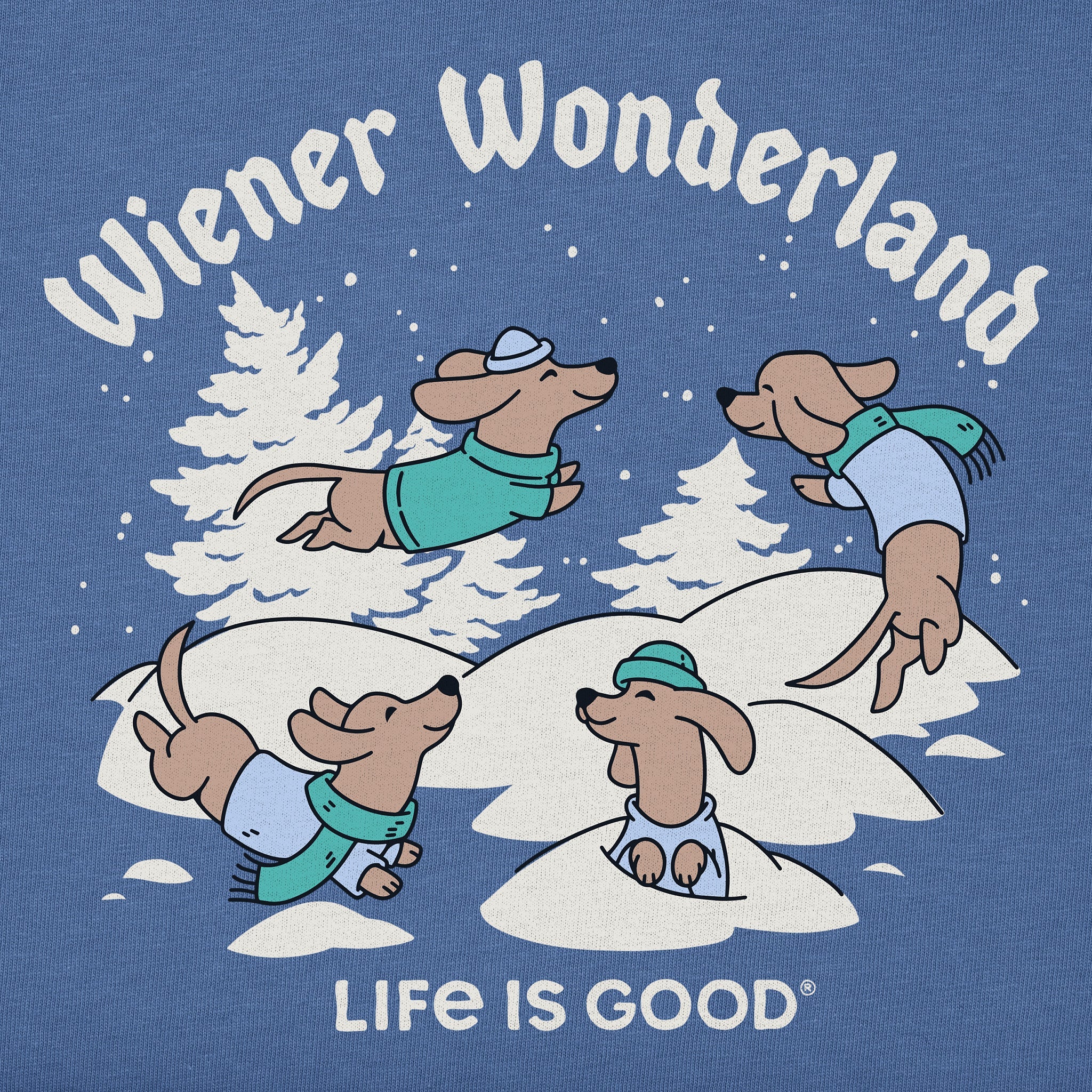 Men's Wiener Wonderland Long Sleeve Crusher Tee