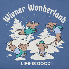 Men's Wiener Wonderland Long Sleeve Crusher Tee