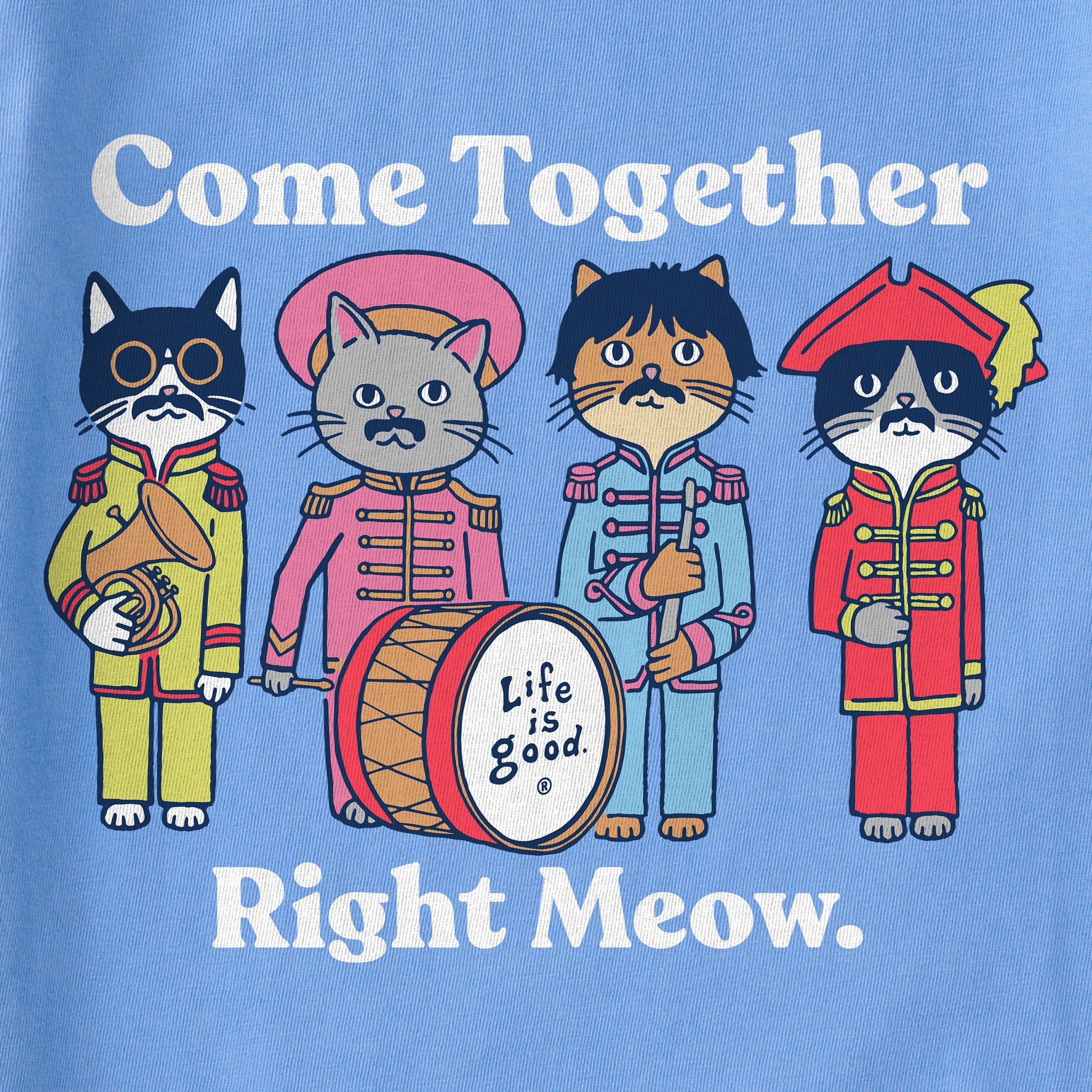 Women's Come Together Right Meow Simply True Fleece Crew