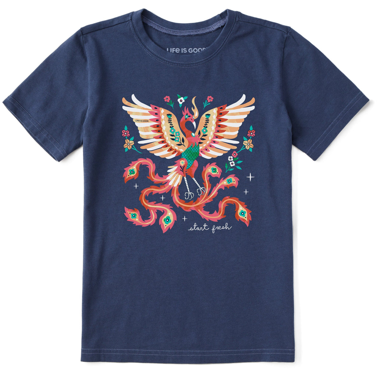 Kids Start Fresh Phoenix Short Sleeve Crusher Tee