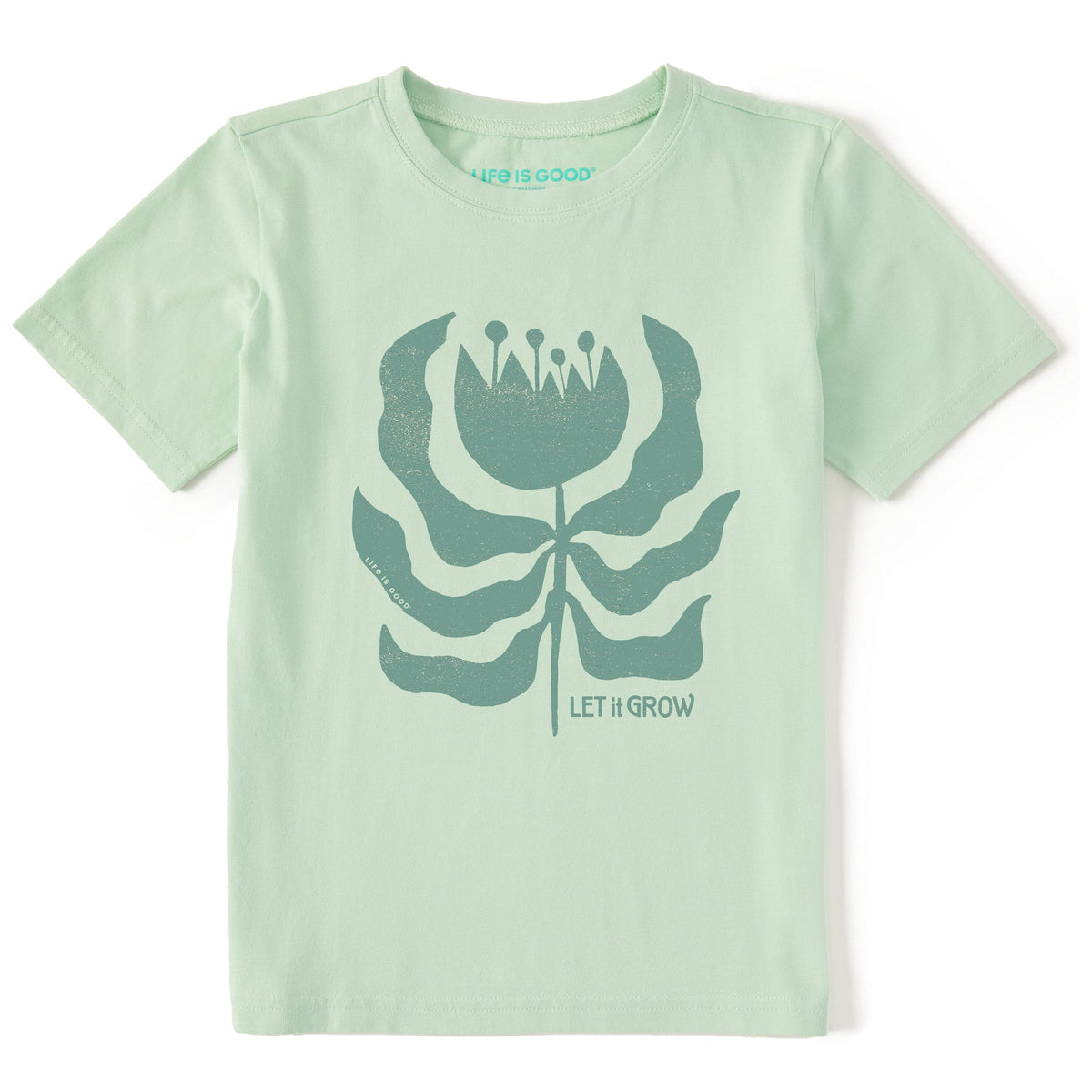 Kids Let it Grow Flower Short Sleeve Crusher Tee