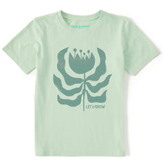 Kids Let it Grow Flower Short Sleeve Crusher Tee