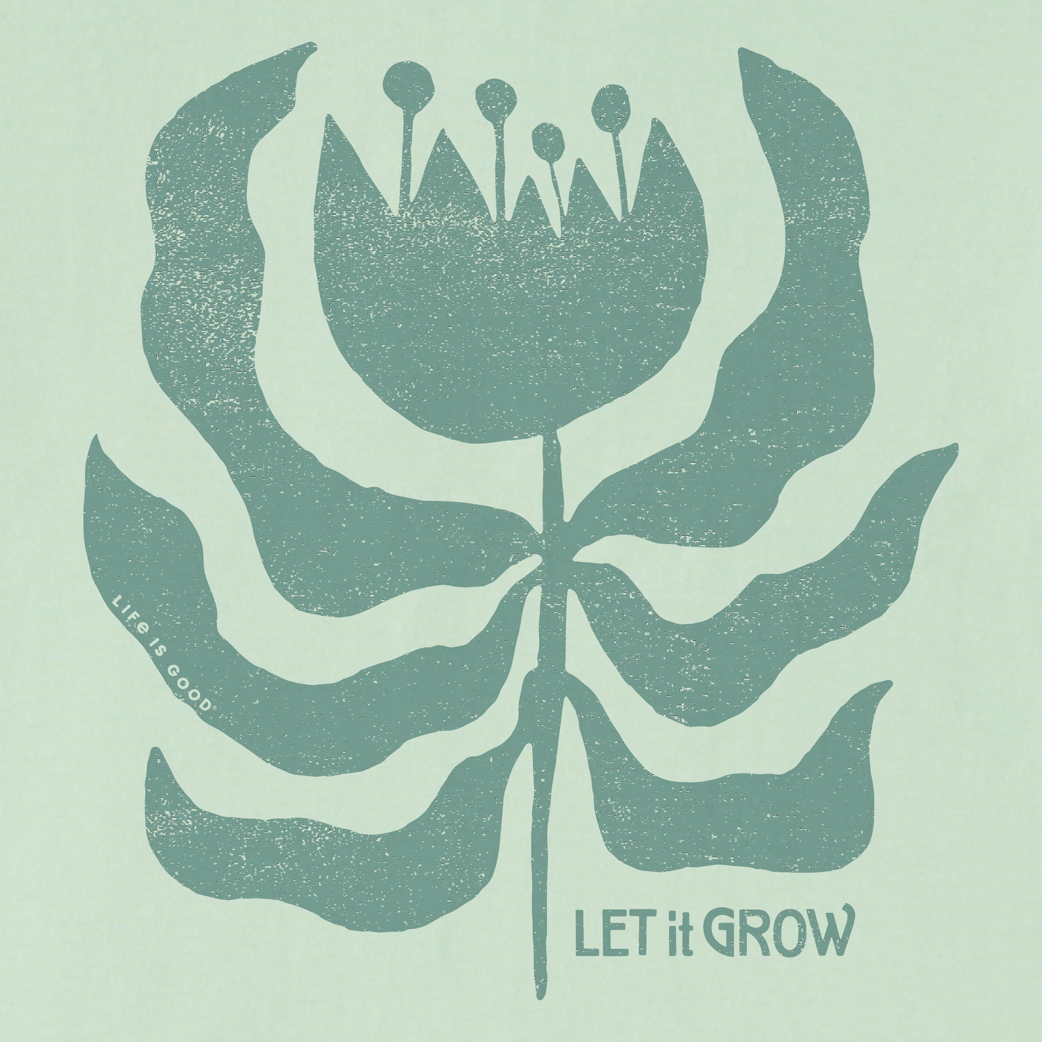 Kids Let it Grow Flower Short Sleeve Crusher Tee