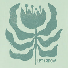 Kids Let it Grow Flower Short Sleeve Crusher Tee