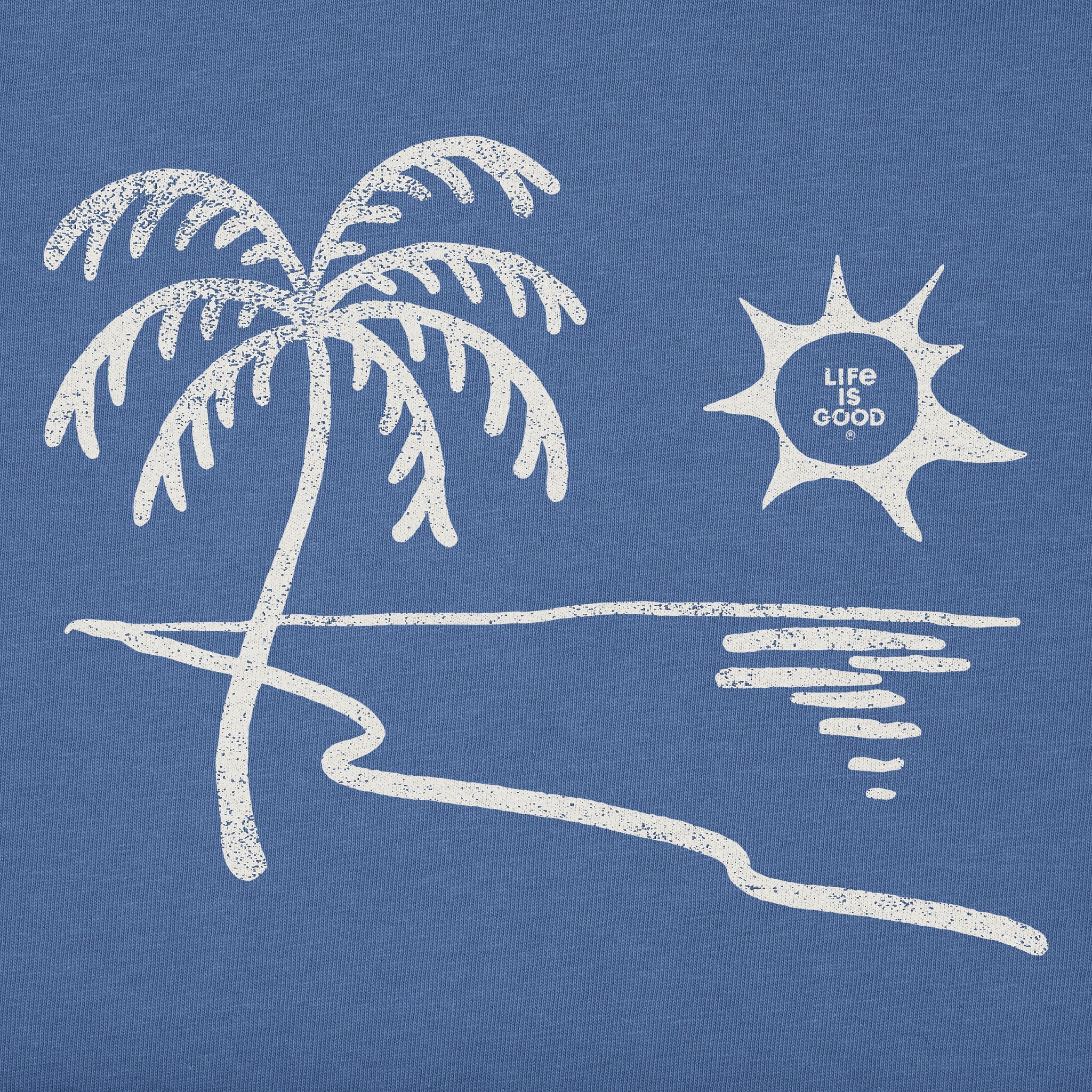 Kids Peaceful Beach Sunset Short Sleeve Crusher Tee